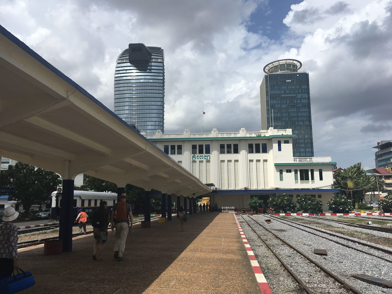 Phnom Penh railway station in Cambodia