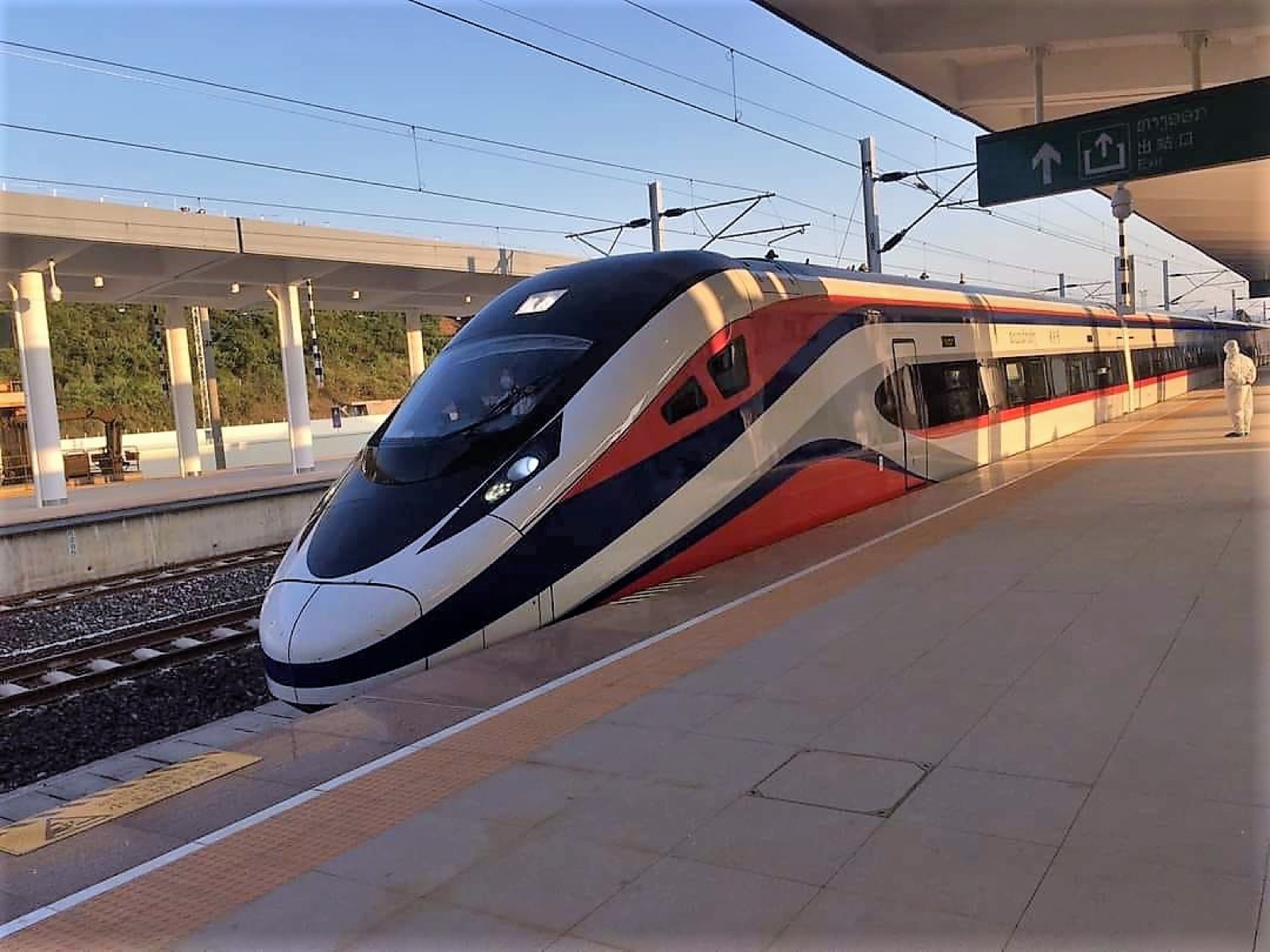 Laos–China Railway passenger train in Laos