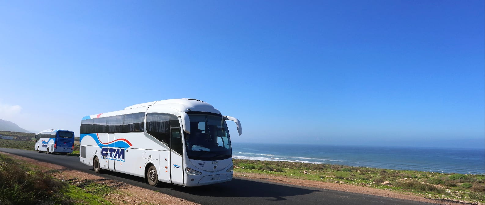 CTM bus in Morocco