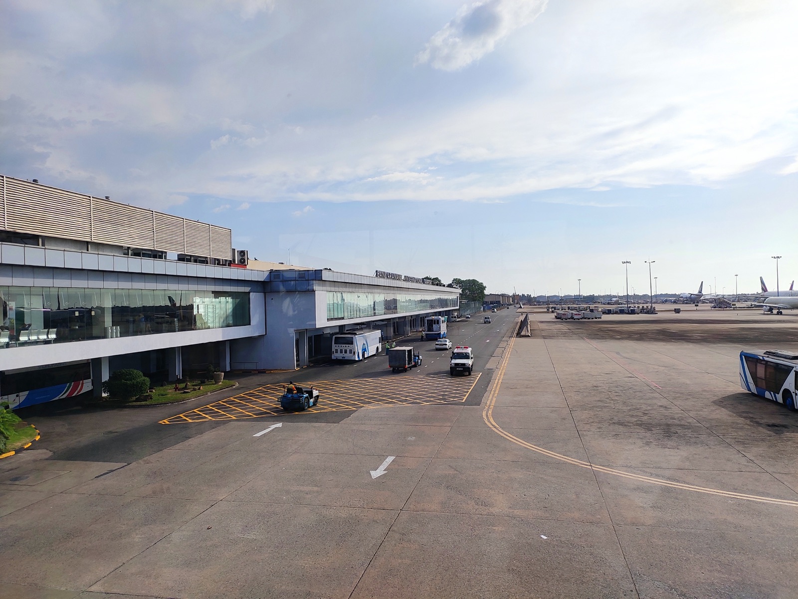 Bandaranaike International Airport arrivals hall in Sri Lanka