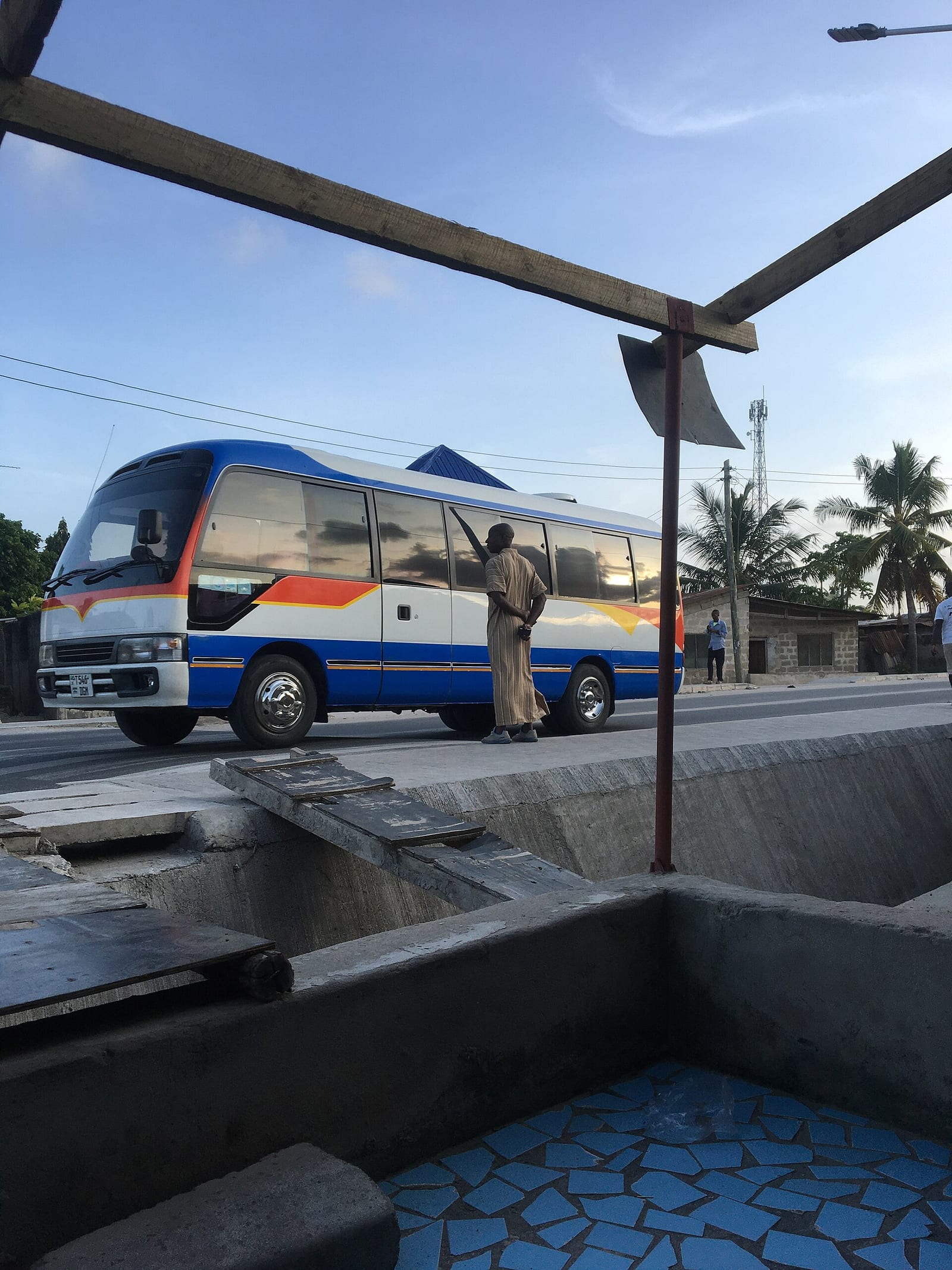 Long-distance bus in Dar es Salaam, Tanzania